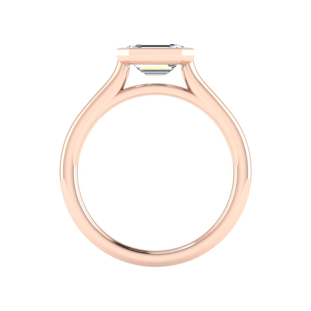 Harper Bezel Cathedral Solitaire